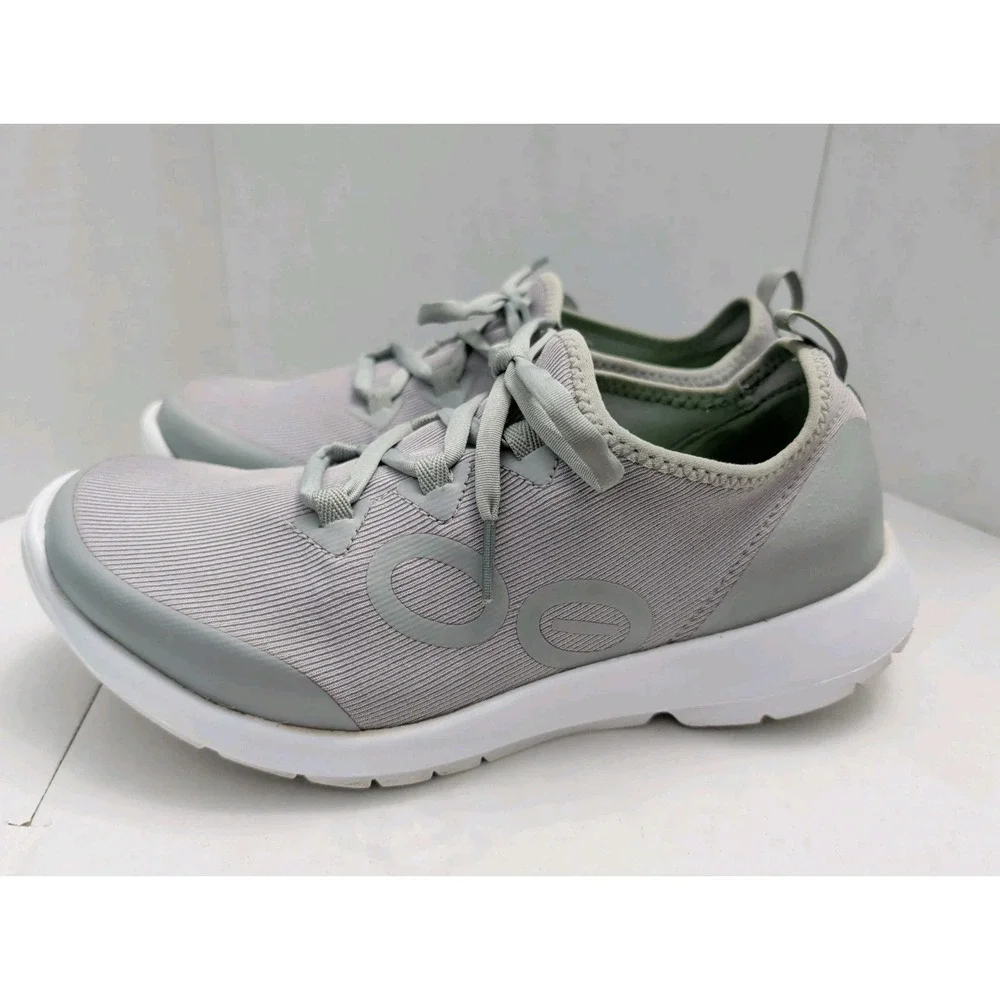 OOFOS OOmg Sport LS Gray Slate Recovery Shoes Women's 8.5 Comfort Sneakers